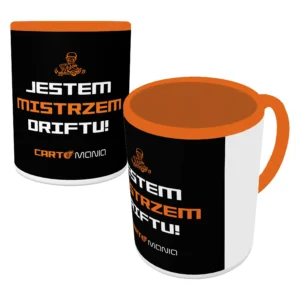 Kubek czarny Mistrz Driftu